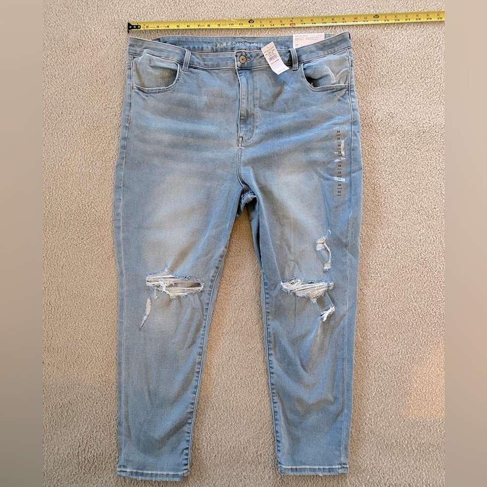 American Eagle super hi-rise jegging, Ne(x)t level stretch sz 24 short, 37w, nwt